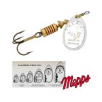 Mepps Aglia leptir GoldSilver