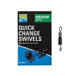 Preston QUICK CHANGE SWIVELS - MEDIUM