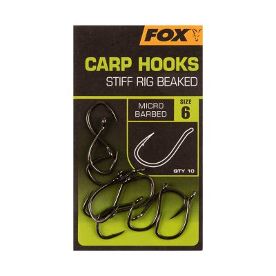 Udice FOX STIFF RIG BEAKED CARP HOOKS