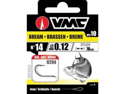 Udice VMC Bream Red 70cm Nylon (10 kom)