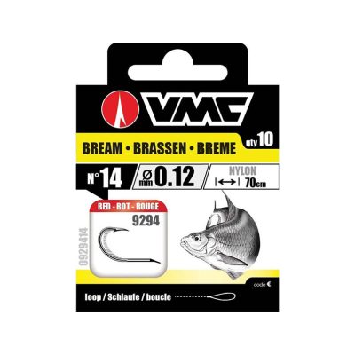 Udice VMC Bream Red 70cm Nylon (10 kom)