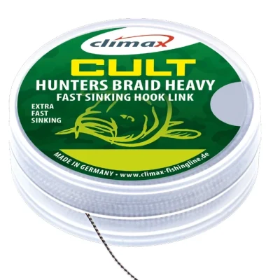 CLIMAX CULT CARP HEAVY HUNTERS BRAID 20m WEED 20 lb