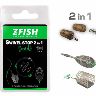 ZFISH Swivel Stop Beads 2in1